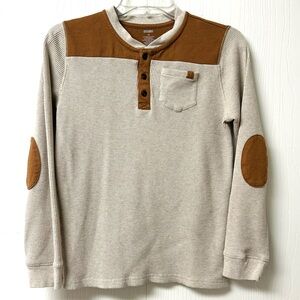 Gymboree Beige and Brown Long Sleeve Tee